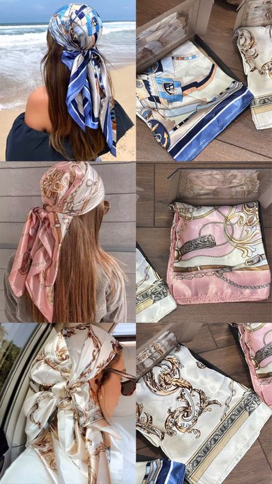 Дуже гарні шовкові платочки 90*90 см