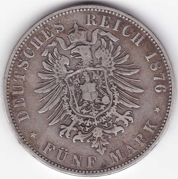 5 marek 1876 H Hesja Ludwig III