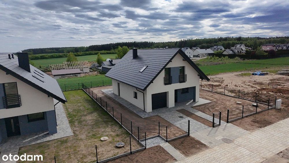 Nowy dom KA33M 140 m² z garażem | wolnostojący | działka 500 m²