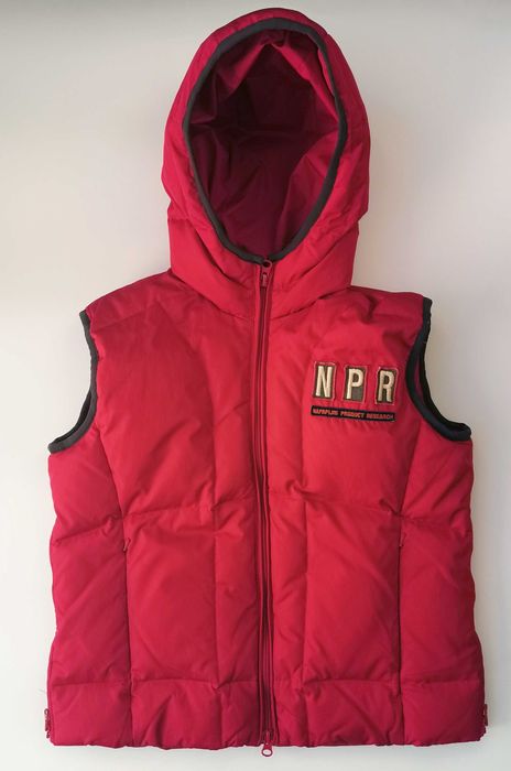 Napapijri kamizelka czerwona puch nat. S