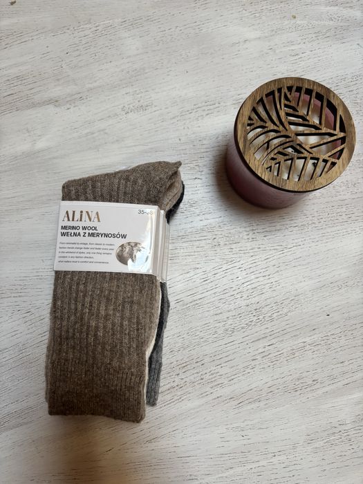 Skarpetki 5 par 35-38, z merynosa