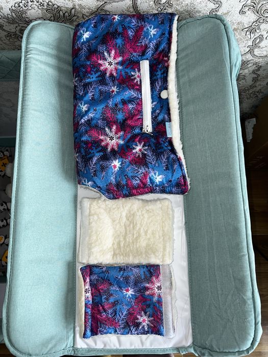 Муфта на коляску + прихватки