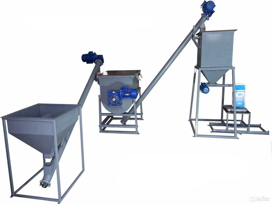 Смеситель шнековый, кормозмішувач, змішувач, фасовочні лінії