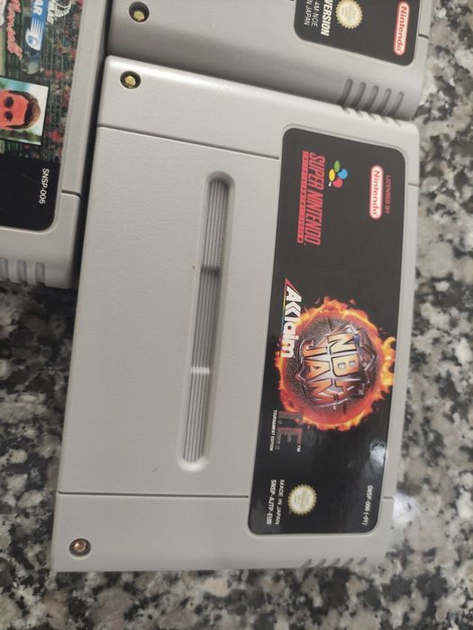 Lote de 3 jogos para Nintendo SNES