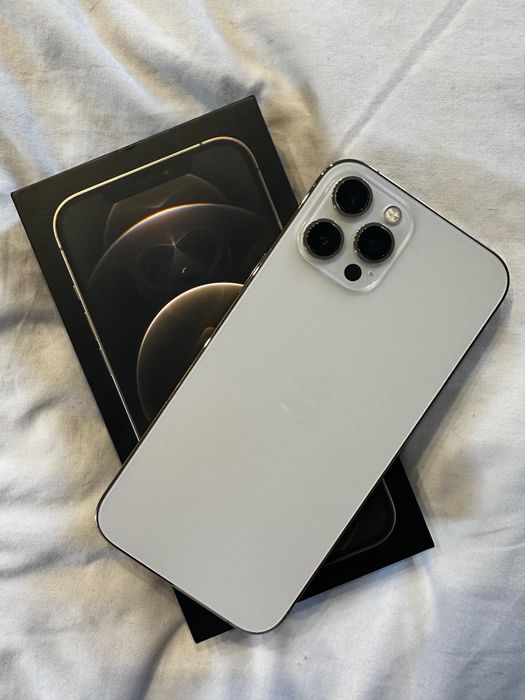 iPhone 12 Pro Max 128 GB Gold | Pudełko + kabel