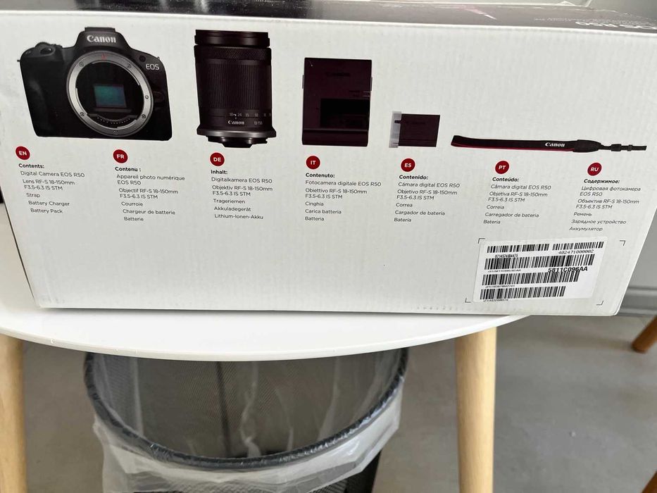 Canon EOS R50 + RF-S 18-150mm IS STM – prawie nieużywany