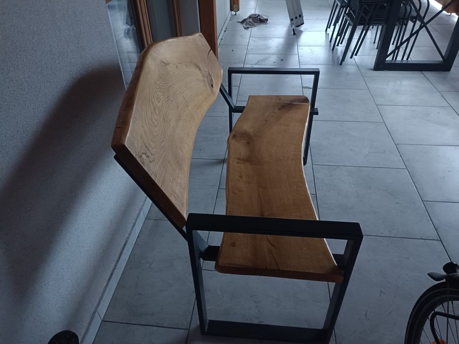 Ławka Dębowa / Metalowa