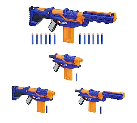 Hasbro Nerf N-strike Elite Delta Trooper 4 w 1 Karabin