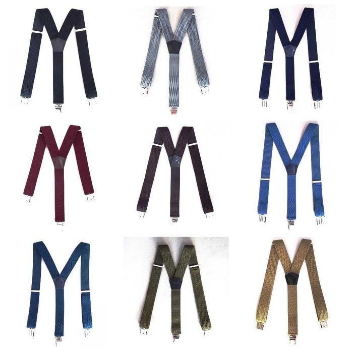 Подтяжки усиленные мужские широкие / підтяжки посилені чоловічі