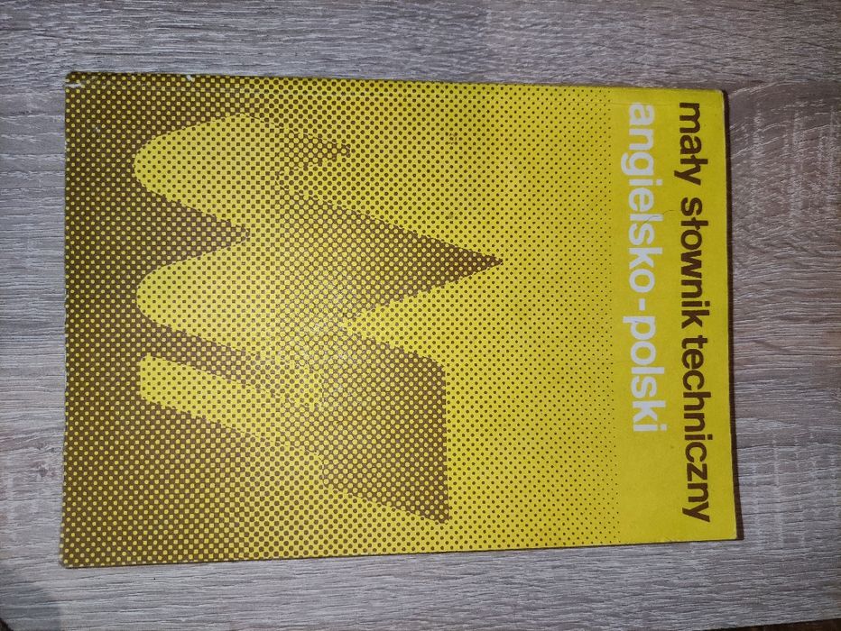 książka z 1985 r Mały słownik techniczny angielsko polski