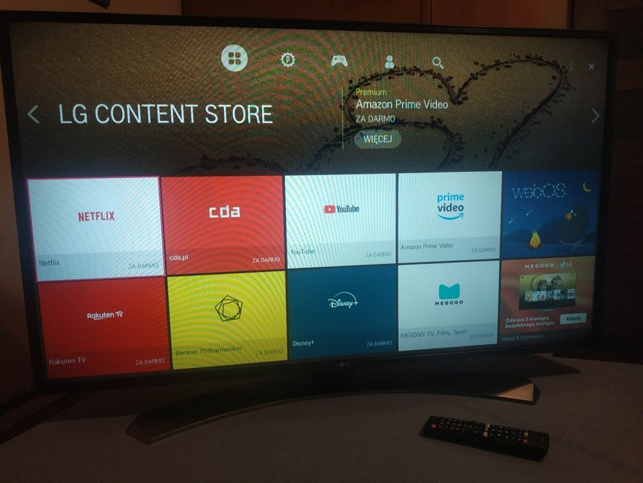 Smart TV 43" LG Wifi  Netflix YouTube Dvbt2 Hevc