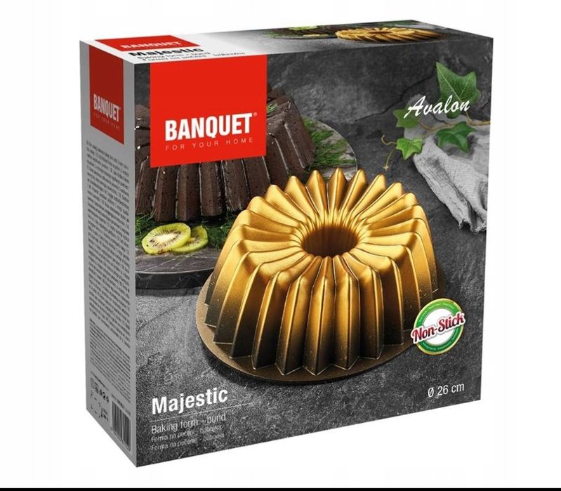 Forma na Babkę 26 cm MAJESTIC AVALON- Banquet NOWA