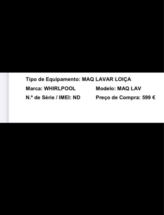 Maquina de Lavar Loiça64738765550465121