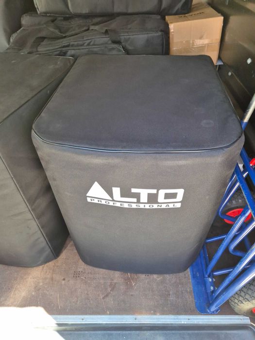 2x Subwoofer aktywny Alto TS318s, z crossoverem, stan idealny, 3 imprezy, pokrowiec