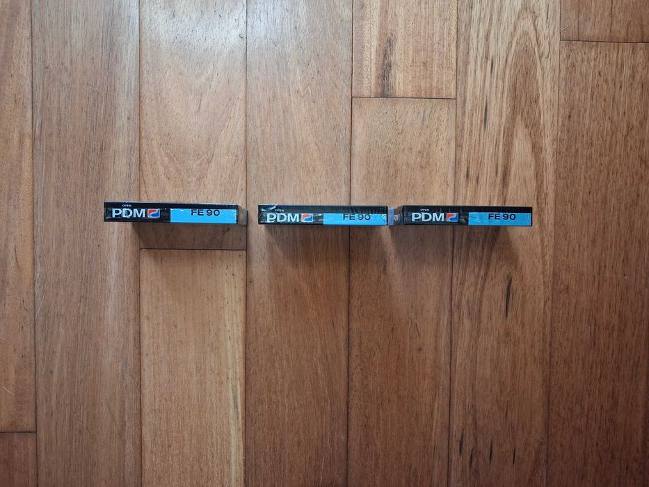 3 Cassetes Audio PDM FE 90 Novas