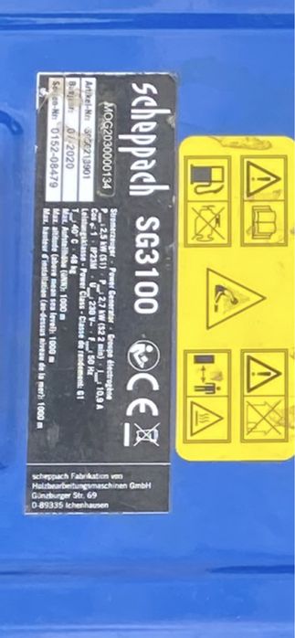 Генератор csheppach SG3100