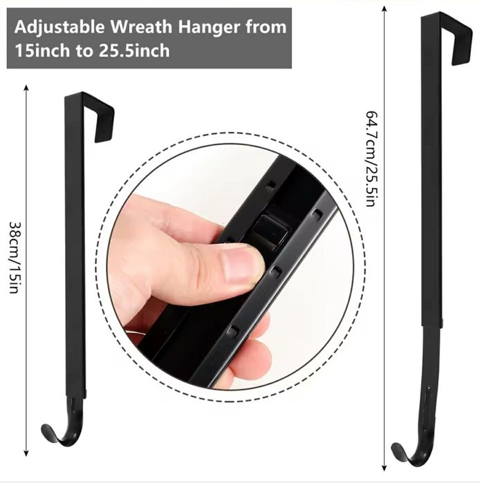 Ganchos em aço, para portas e armários