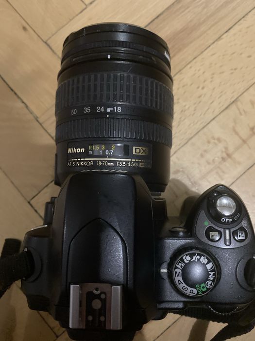 Nikon D40+DX SWM ED IF Aspherical•67|18-70mm|1:3,5-4,5G|цифрова камера