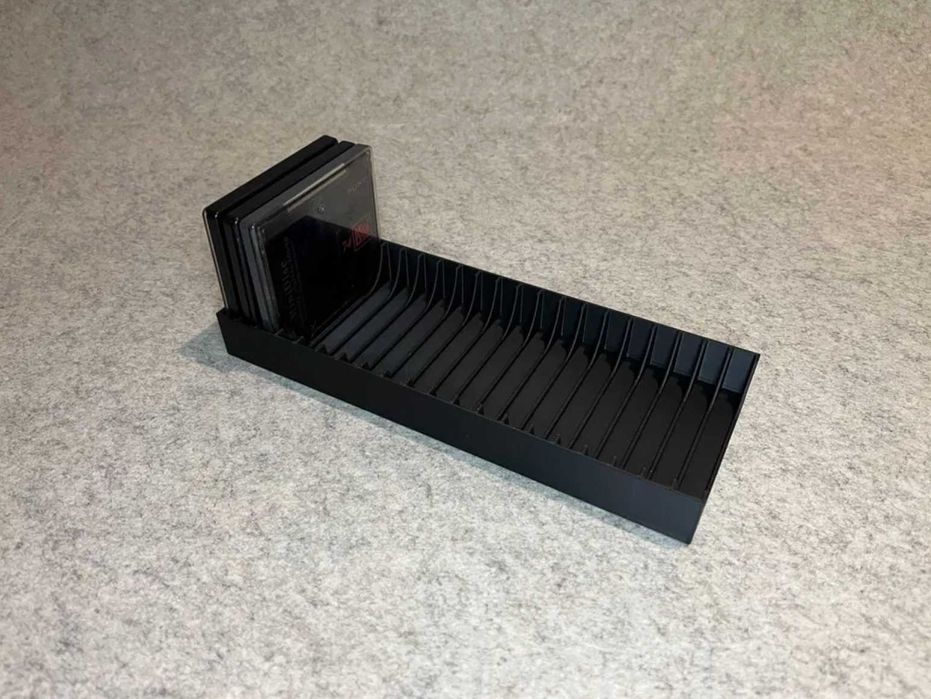 2x Stojak podstawka na 20 płyt MiniDisc (MD)