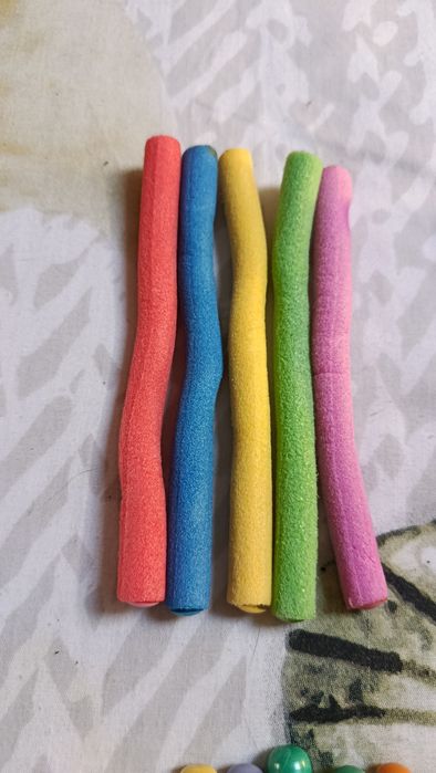tiras enrolar cabelo