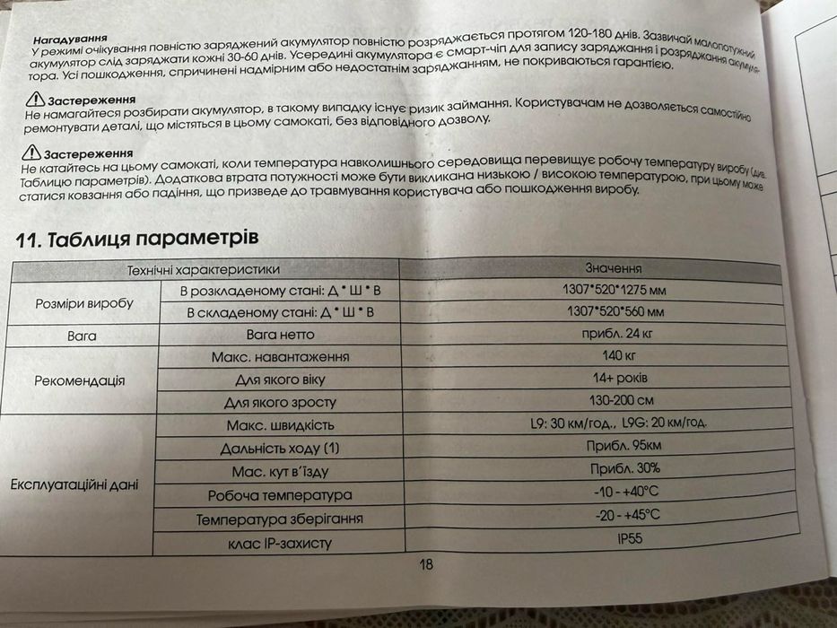 Продам електросамокат Inmotion L9, стан нового, практично не використовувався.