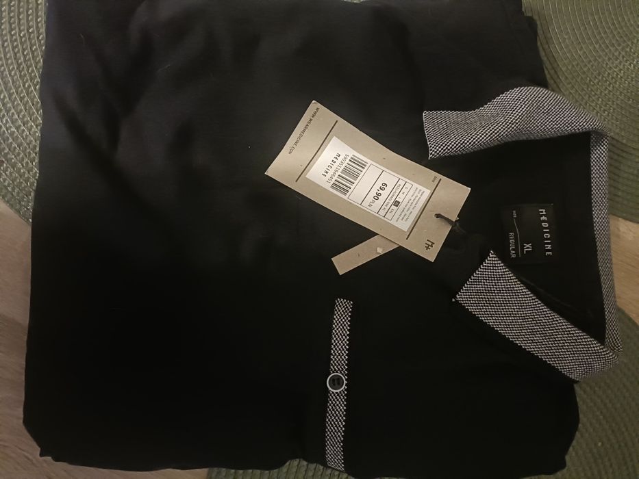 Polo medicine xl koszulka czarna nowa