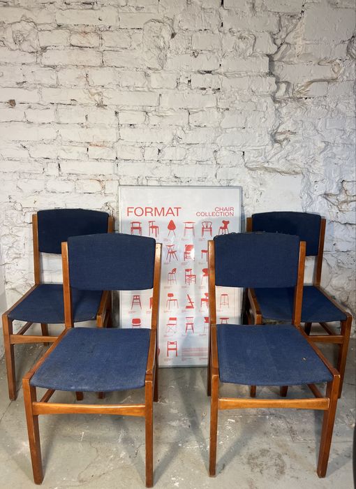 Krzesła Gfm Natasza 4 sztuki 20 lipca 1973 prl vintage retro