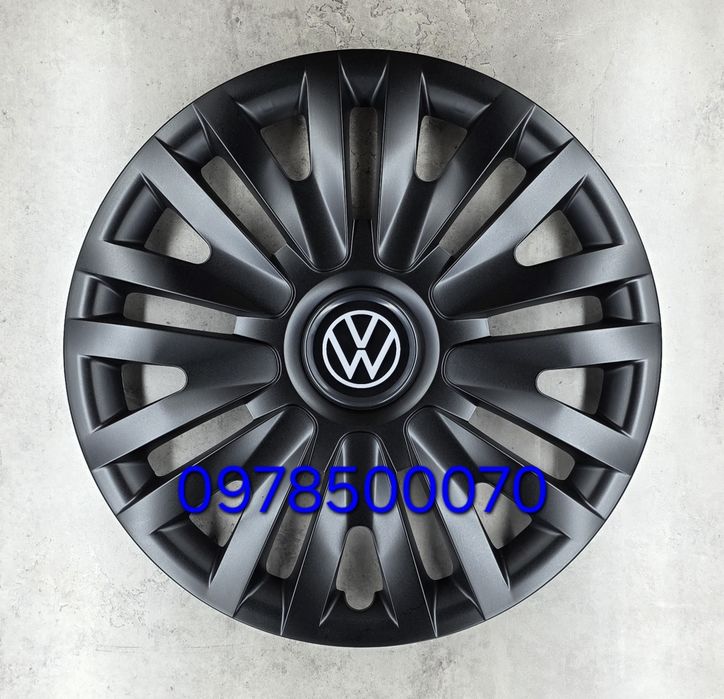 Ковпаки Фольксваген R15 Volkswagen Polo Fox T-Roc Passat Golf Jetta