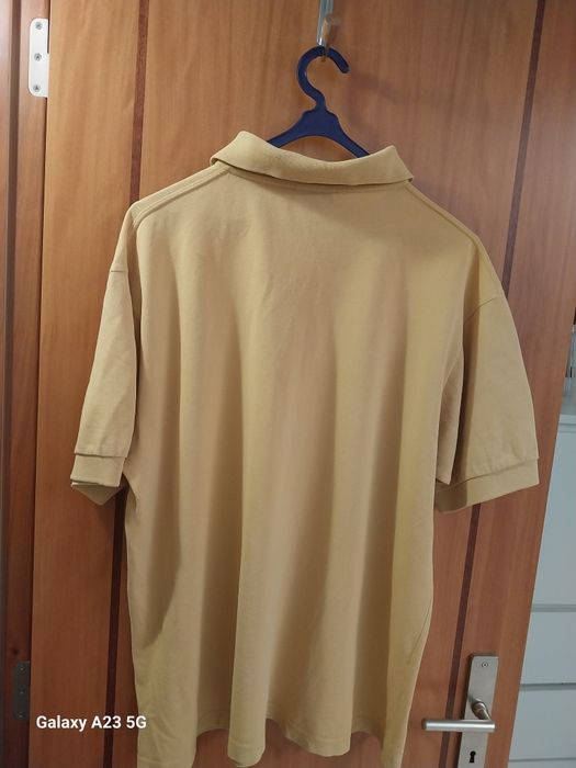 Polo para homem, amarelo torrado