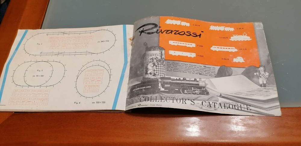Catálogo original comboios rivarossi italy
