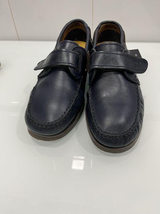 Sapato em Couro Azul 38