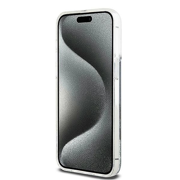 Etui DKNY Liquid Glitter Big Logo na iPhone 14 Pro Max - czarne