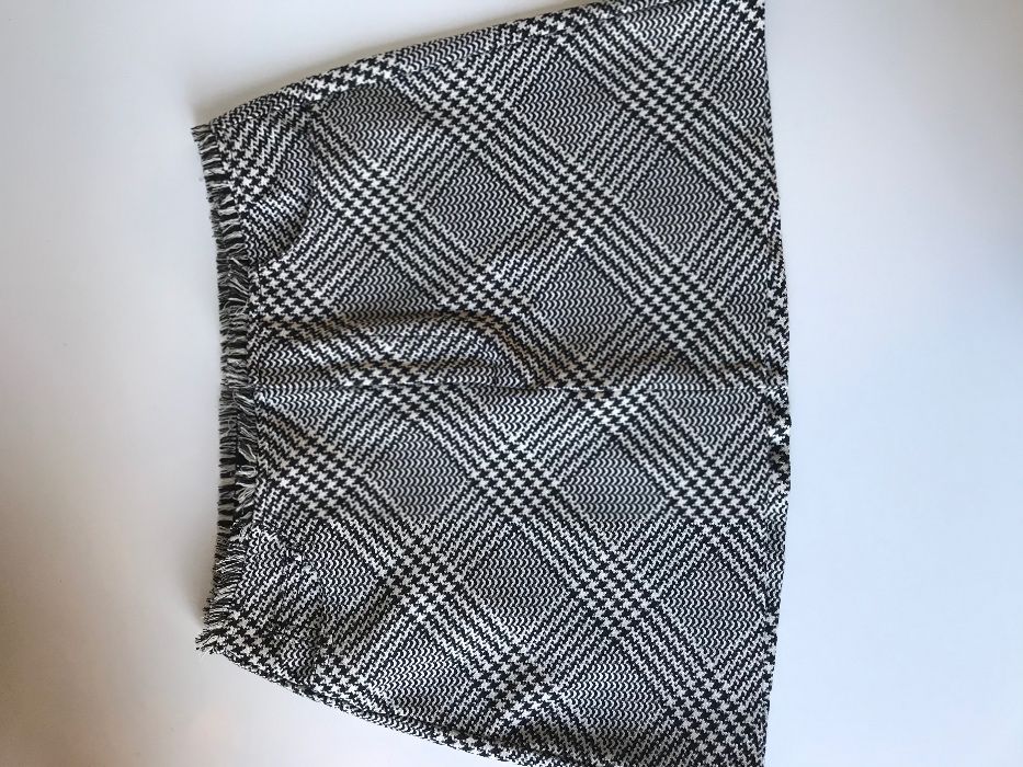 spódnica mini w kratę zara