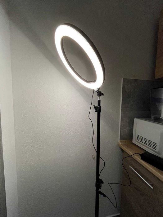 Кільцева ЛАМПА + ШТАТИВ 2 метра! Набір блогера! Професійне світло!