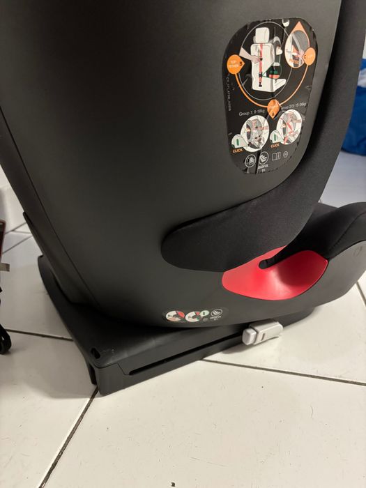 Cadeira Auto GB EVERNA-FIX Velvet Black (Grupo 1/2/3 | 9-36 kg)