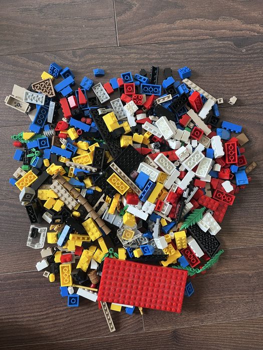 Klocki kompatybilne do Lego około 650 gram takie jak megaocks i inne