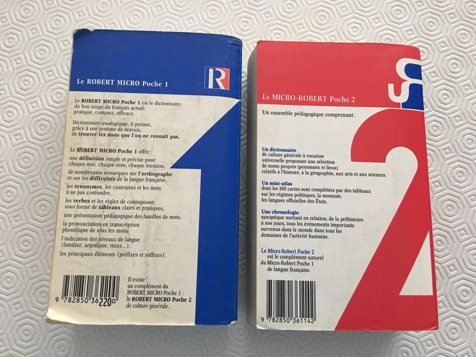 LE ROBERT Micro 1 & Micro ROBERT 2 Dictionnaire