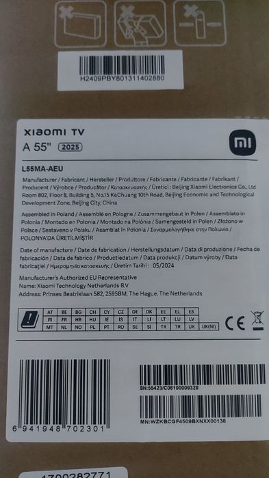Xiaomi MiTV-M00R2 55’’ – Google TV 4K HDR – Excelente estado