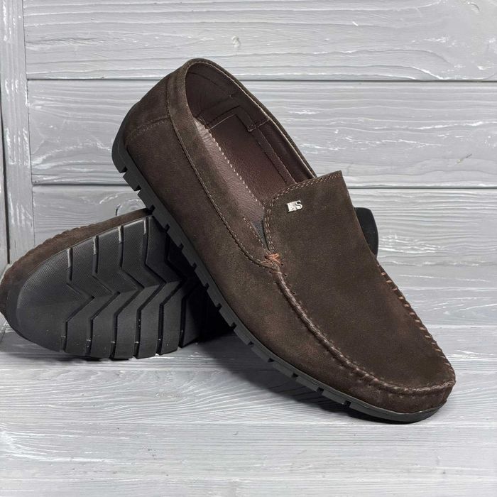 37-48р Мужские черные синие коричневые кожаные замшевые мокасины туфли