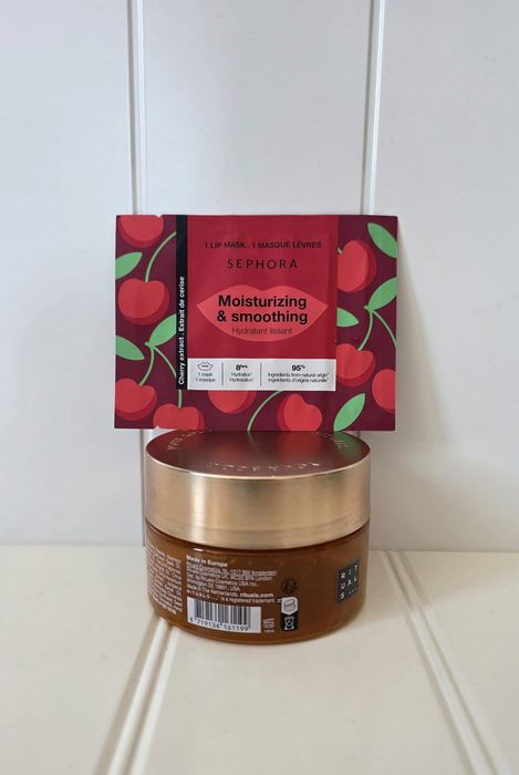 Rituals The Ritual of mehr peeling pudełko Sephora maseczka do ust
