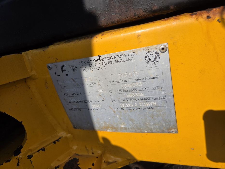 Jcb 804 perkins przywieziona