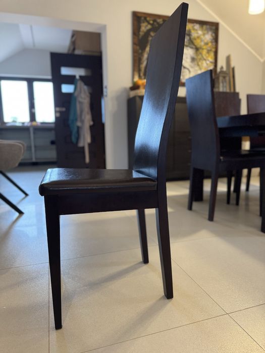 Krzesła krzesło fornirowane zestaw 6 szt