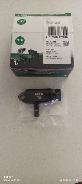 Датчик перепаду тиску і тиску вихлопних газів NTK 77301 EPA3-A014
