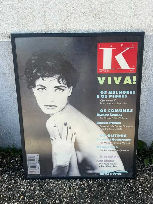 Prova de capa da revista K