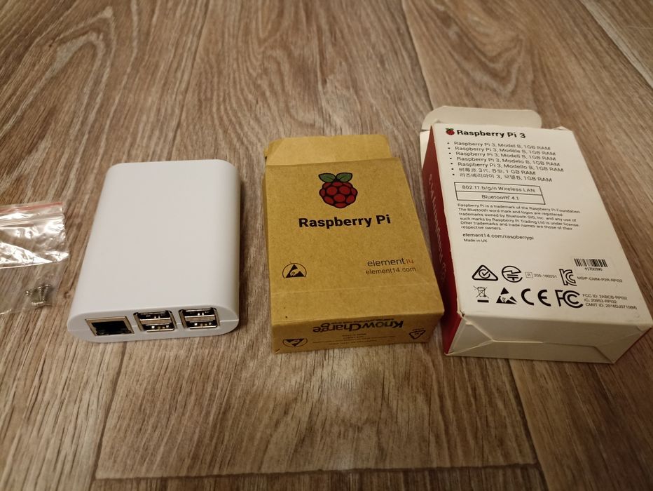 Мікрокомп'ютер Raspberry Pi 3 Model B+ Новий  + корпус