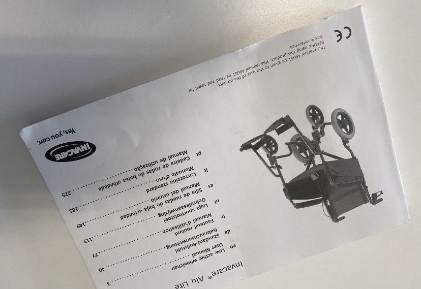 Cadeira de rodas em aluminio super leve