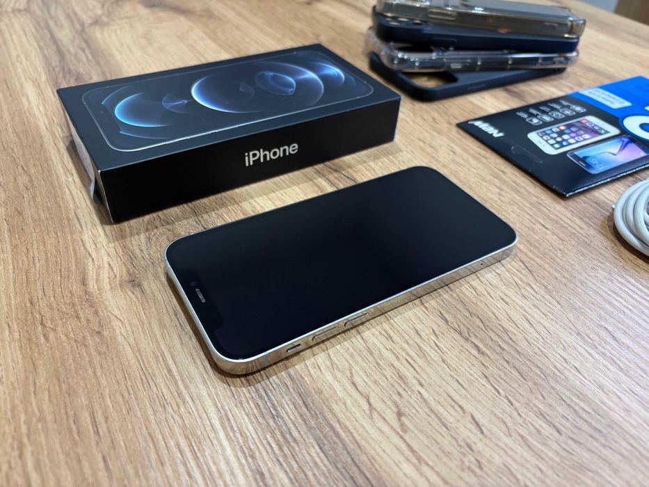 Okazja! Iphone 12 Pro - Biały/Srebrny! Gwarancja! Kondycja Bat 100% !