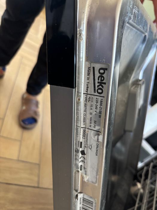 Zmywarka Beko na części DIN28424