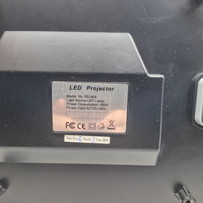 Projektor LED RD-806 Full HD HDMI; Komis Jasło Igielna