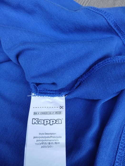 Polo Kappa L Vintage Azul